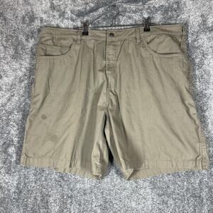 Noble Outfitters Shorts Womens 22 Khaki Utility Workwear Stretch Cargo Pockets